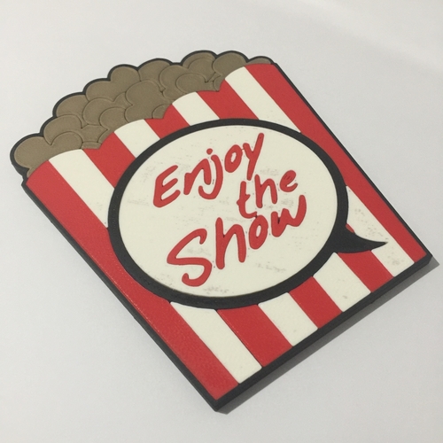 Popcorn Coaster 3D Print 215865