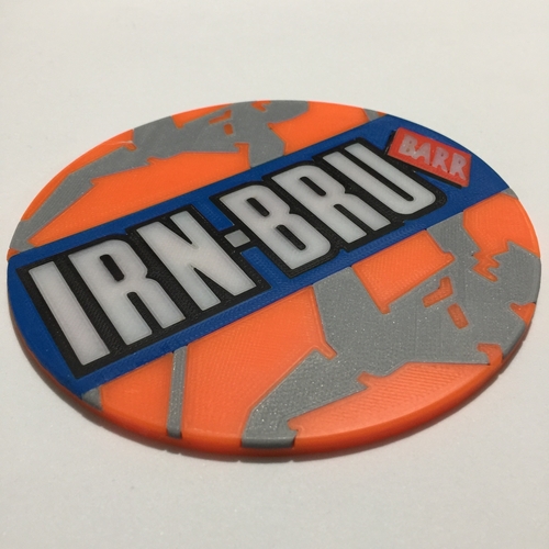 Irn Bru Coaster 3D Print 215868