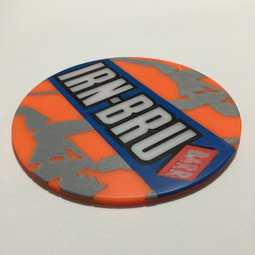 Irn Bru Coaster 3D Print 215869