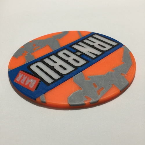 Irn Bru Coaster 3D Print 215870