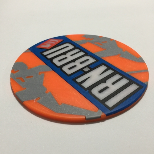 Irn Bru Coaster 3D Print 215871