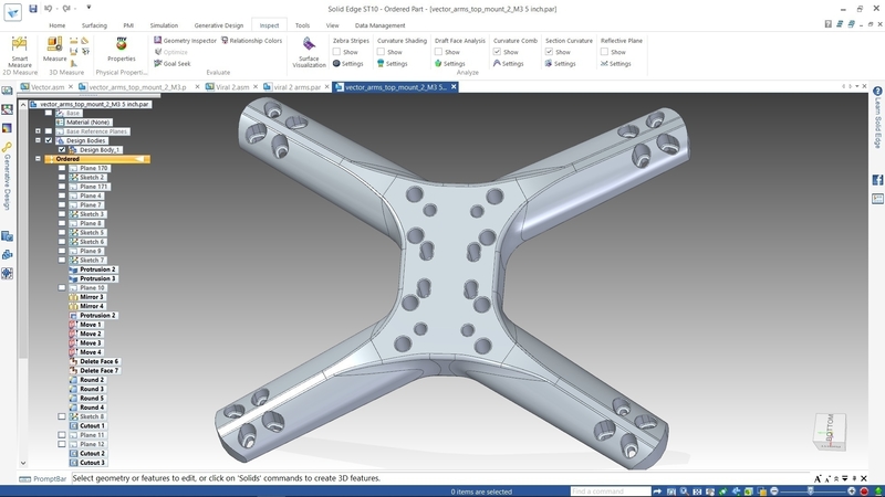 Birdbone ABS1-5DC 205mm Mini-Quad Frame
