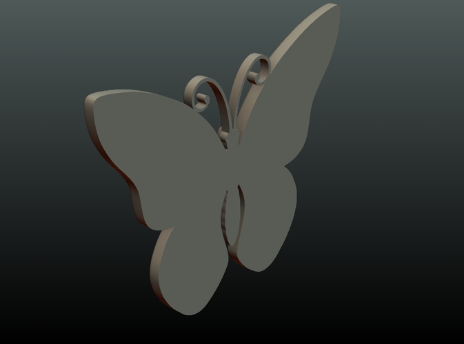 Butterfly Relief 3D Print 216007