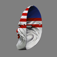 Payday the Heist Dallas Game Mask Cosplay Halloween STL File - Thumbnail 7