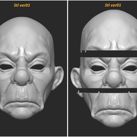 Clown Mask Dark Knight Cosplay Halloween STL File - Thumbnail 9