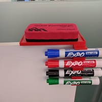 Small Expo Whiteboard Marker Holder 3D Printing 216209