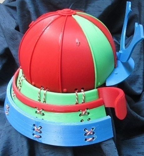 Samurai Helmet wearable 3D Print 216237
