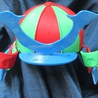 Small Samurai Helmet wearable 3D Printing 216238