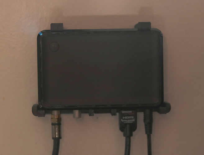 wall holder for xid-p cable box 3D Print 216249