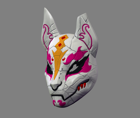 Fortnite Drift Mask Special Kitsune Cosplay STL File  3D Print 216260