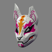 Fortnite Drift Mask Special Kitsune Cosplay STL File  - Thumbnail 2