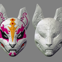 Fortnite Drift Mask Special Kitsune Cosplay STL File  - Thumbnail 6
