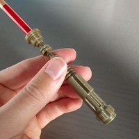 Small StarWars Lightsaber "Pencil Top" v2.0 3D Printing 216270
