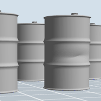 Oil Barrels 1/35th scale - Thumbnail 5