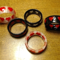 Dual Color Heart Rings! - Thumbnail 1