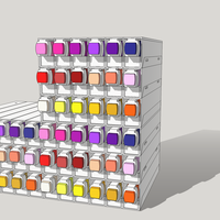 Art Pens Horizontal Stand Organizer for Graph'it and Promarker - Thumbnail 8