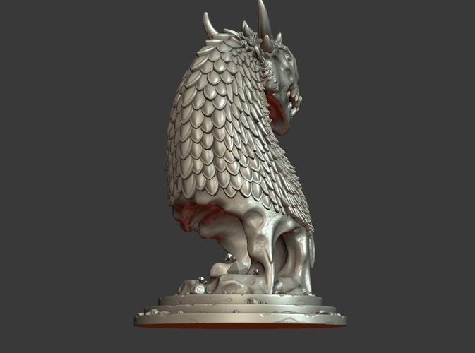 Dragon Bust 3D Print 216594