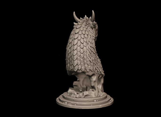 Dragon Bust 3D Print 216600