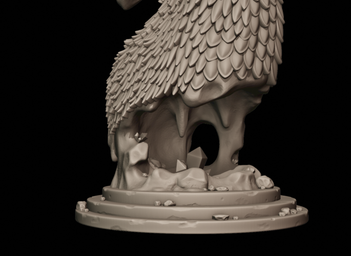 Dragon Bust 3D Print 216601
