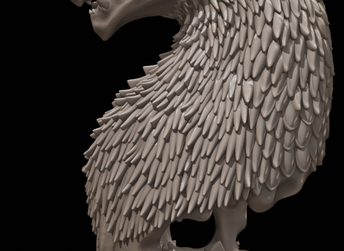 Dragon Bust 3D Print 216604