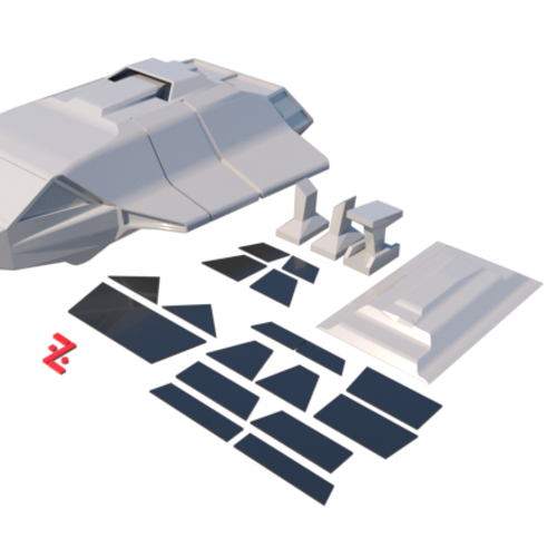 Skyfighter  -  T-47 3D Print 216621