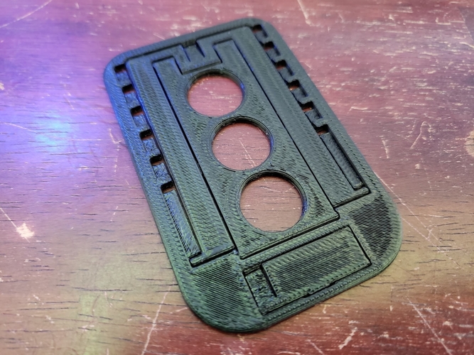 Credit card sized foldable cellphone stand (print in place) 3D Print 216659