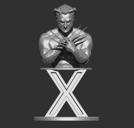 Wolverine bust of the X-MEN 3D Print 216824