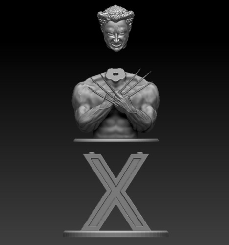 Wolverine bust of the X-MEN 3D Print 216827