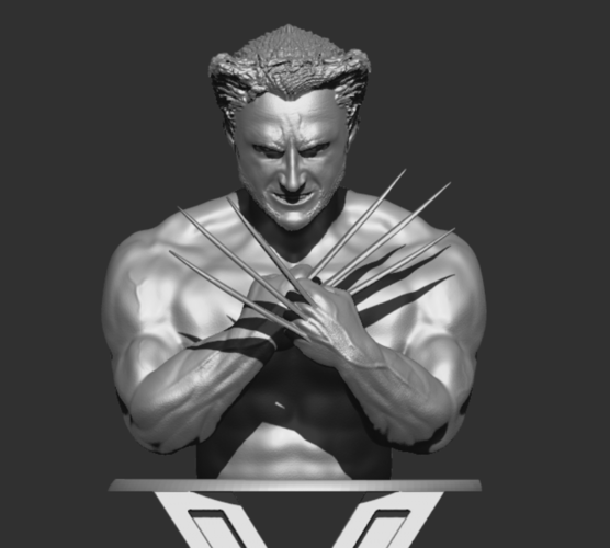 Wolverine bust of the X-MEN 3D Print 216830