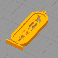 Small ANCIENT EGYPTIAN KEY CHAIN  3D Printing 216888