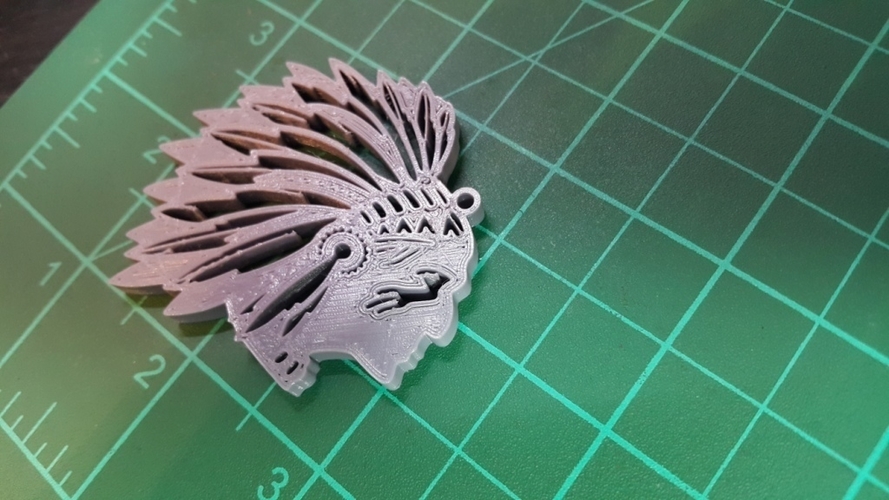 Indian character key chain  3D Print 216908