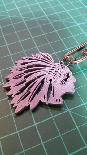 Indian character key chain  3D Print 216909