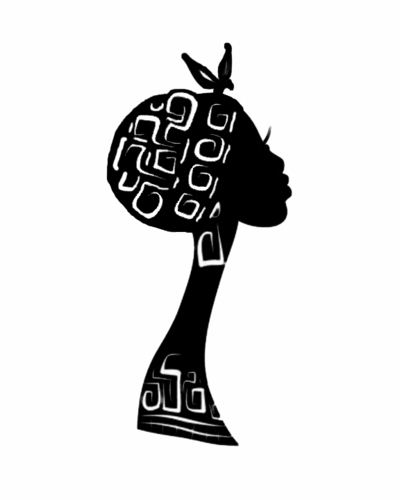 African Lady wall art