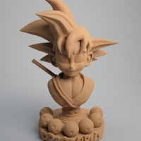 Small Kid goku 3D Printing 216955