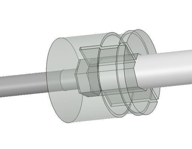 Supporto tondo 10 con regolazione