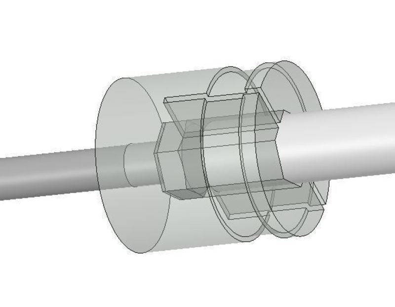 Supporto tondo 10 con regolazione