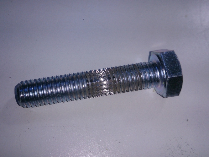 Cut Thread Hobbed Bolt tool 3D Print 21702