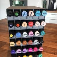Art Pens Horizontal Stand Organizer for Graph'it and Promarker - Thumbnail 11
