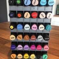 Art Pens Horizontal Stand Organizer for Graph'it and Promarker - Thumbnail 12