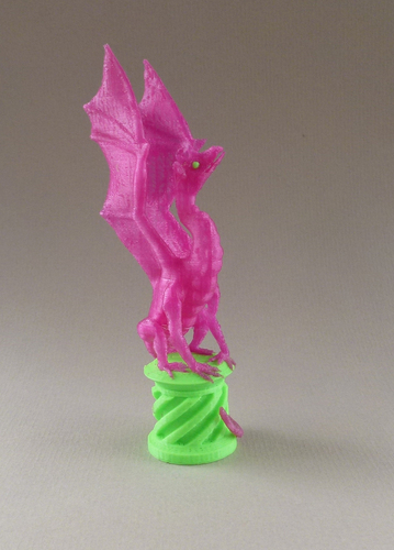 Aria The Dragon (for dual extrusion) 3D Print 21709