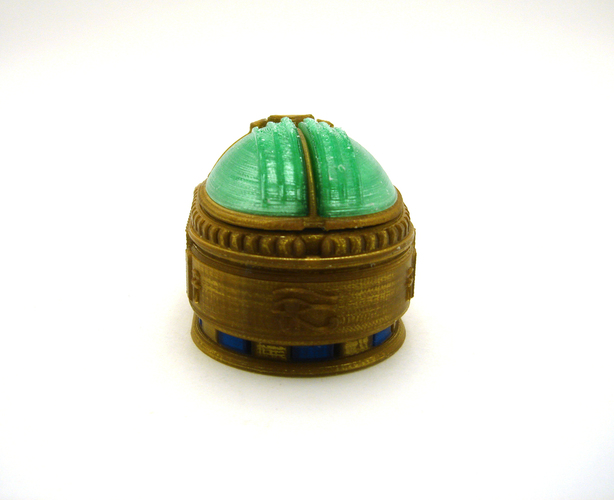 Scarab Beetle Box (with secret lock) 3D Print 21730