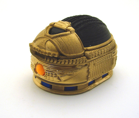 Scarab Beetle Box (with secret lock) 3D Print 21731