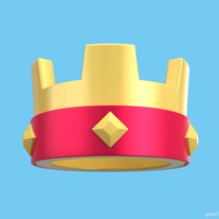 Small Crown | Clash Royale  3D Printing 217347