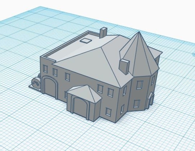 3mm Scale Residential Buildings 3D Print 217421