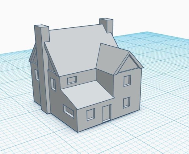 3mm Scale Residential Buildings 3D Print 217426