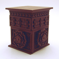 The Tudor Rose Box (with secret lock) - Thumbnail 2
