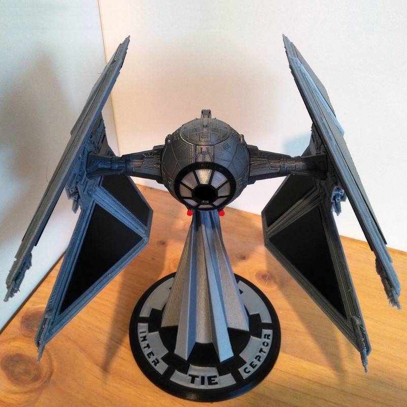 STAR WARS TIE INTERCEPTOR – Detailed & Printable - Pinshape