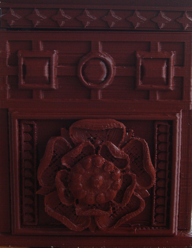 The Tudor Rose Box (with secret lock) 3D Print 21753
