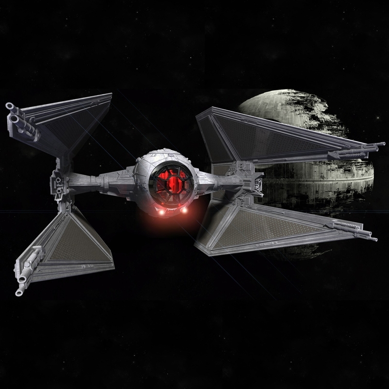 STAR WARS TIE INTERCEPTOR – Detailed & Printable