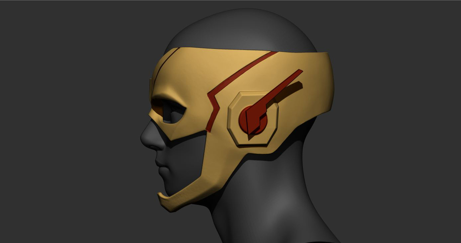 Flash Kid Helmet - DC comic 3D print model 3D print model 3D Print 217537